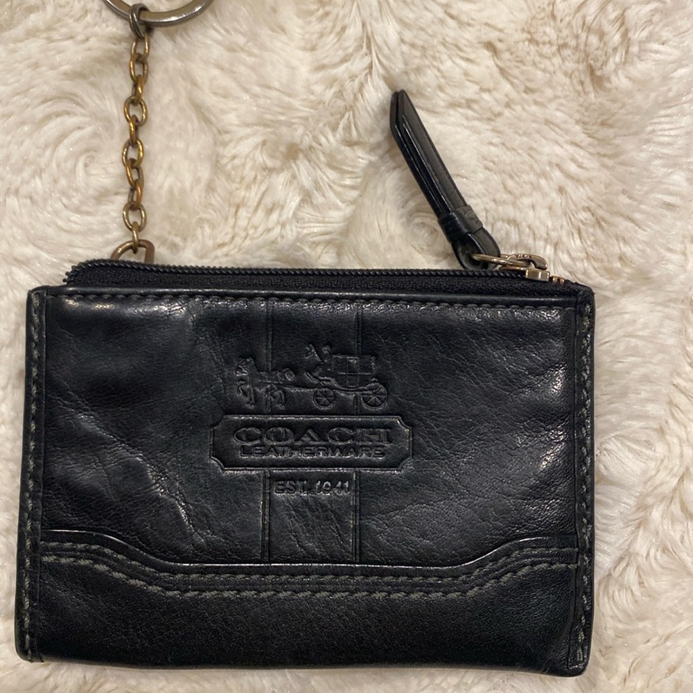 COACH vintage coin, key holder.